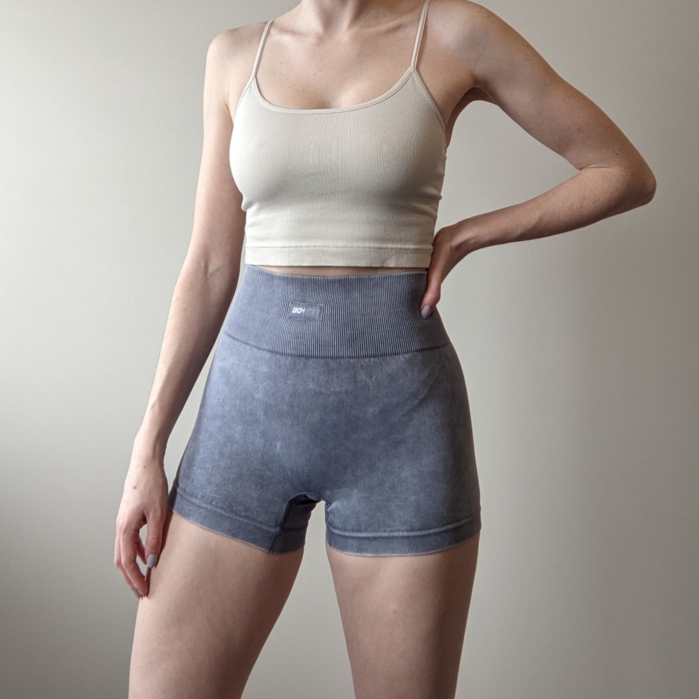 Bo + Tee Acid Wash Shorts